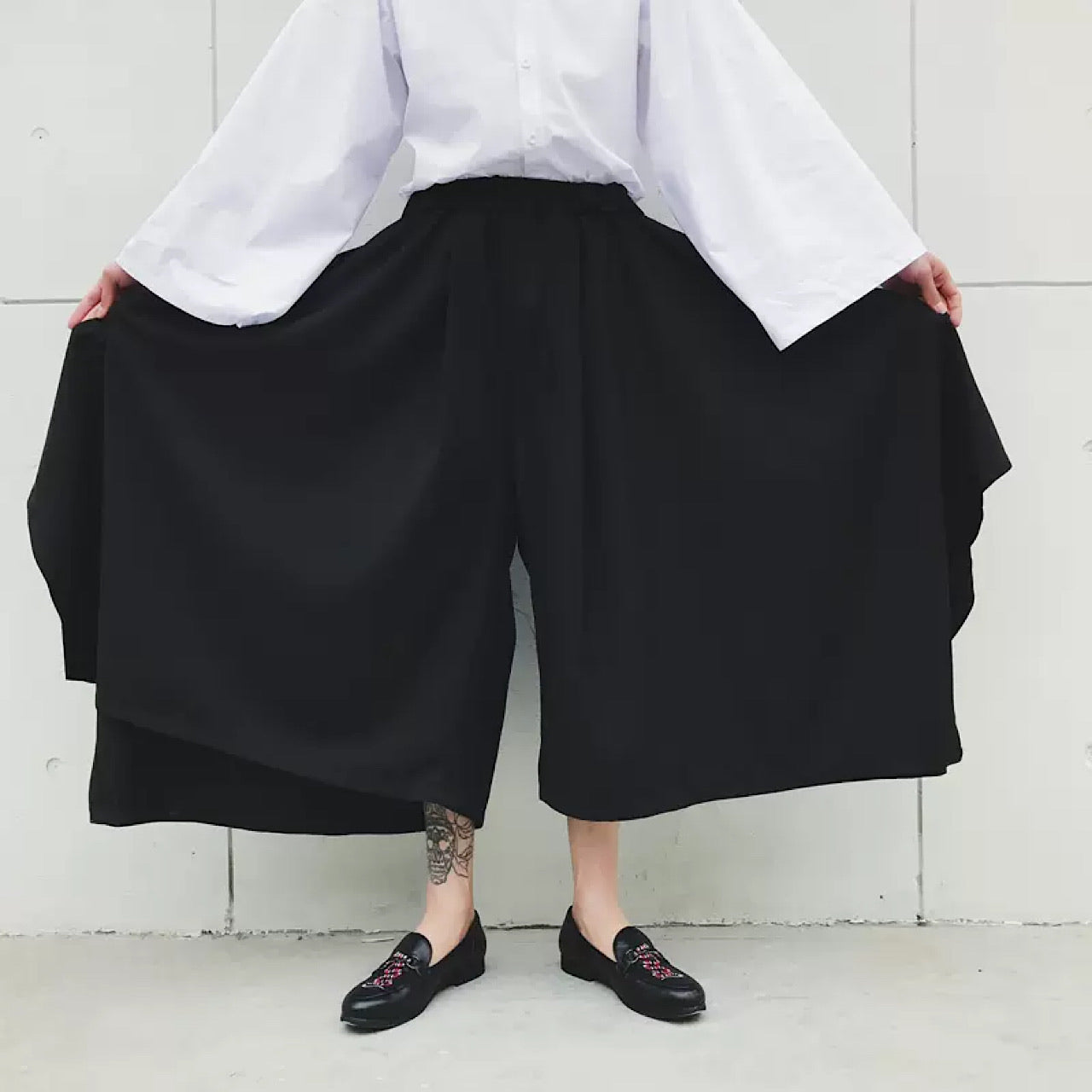skirt silhouette pants  US1562