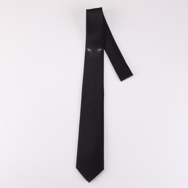 black cat necktie  US1080