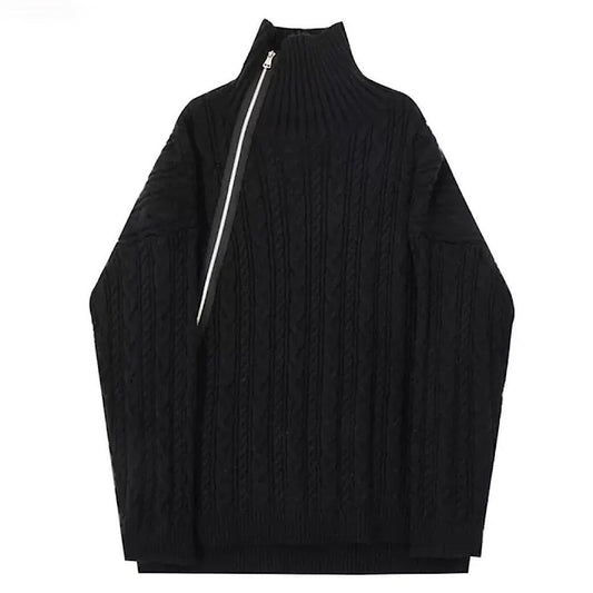 full zipper turtleneck  US1349