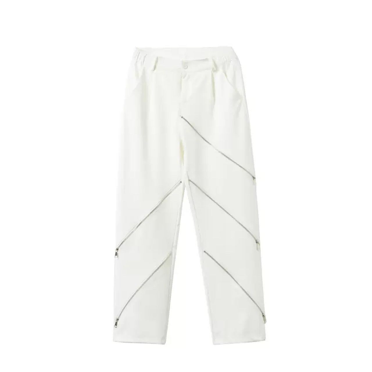 unique design zip pants  US1649