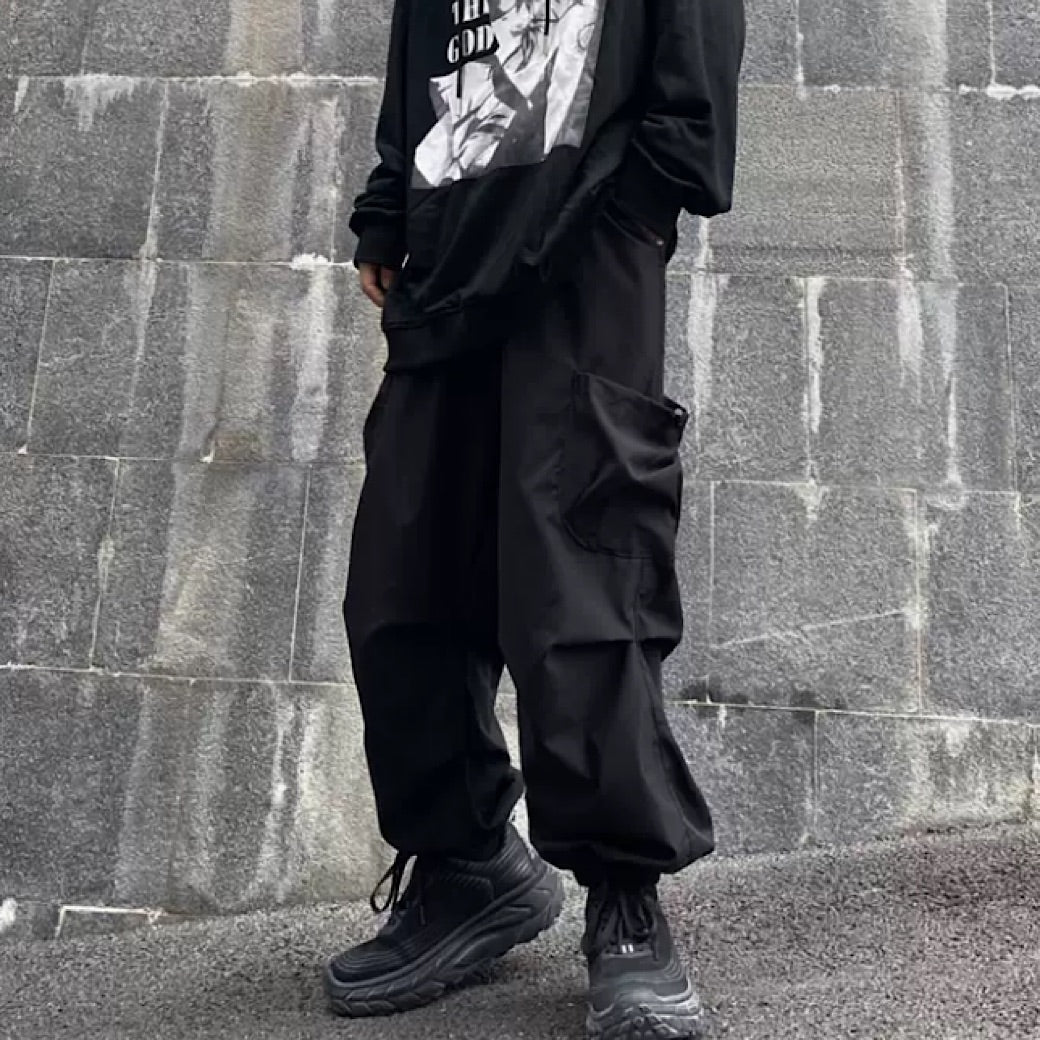 longer design cargo pants  US1366