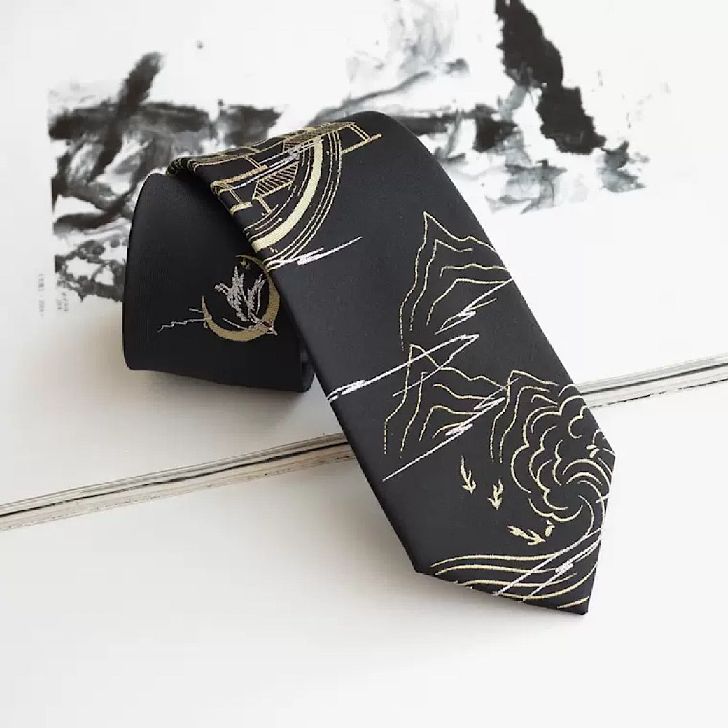 gold design tie  US1278