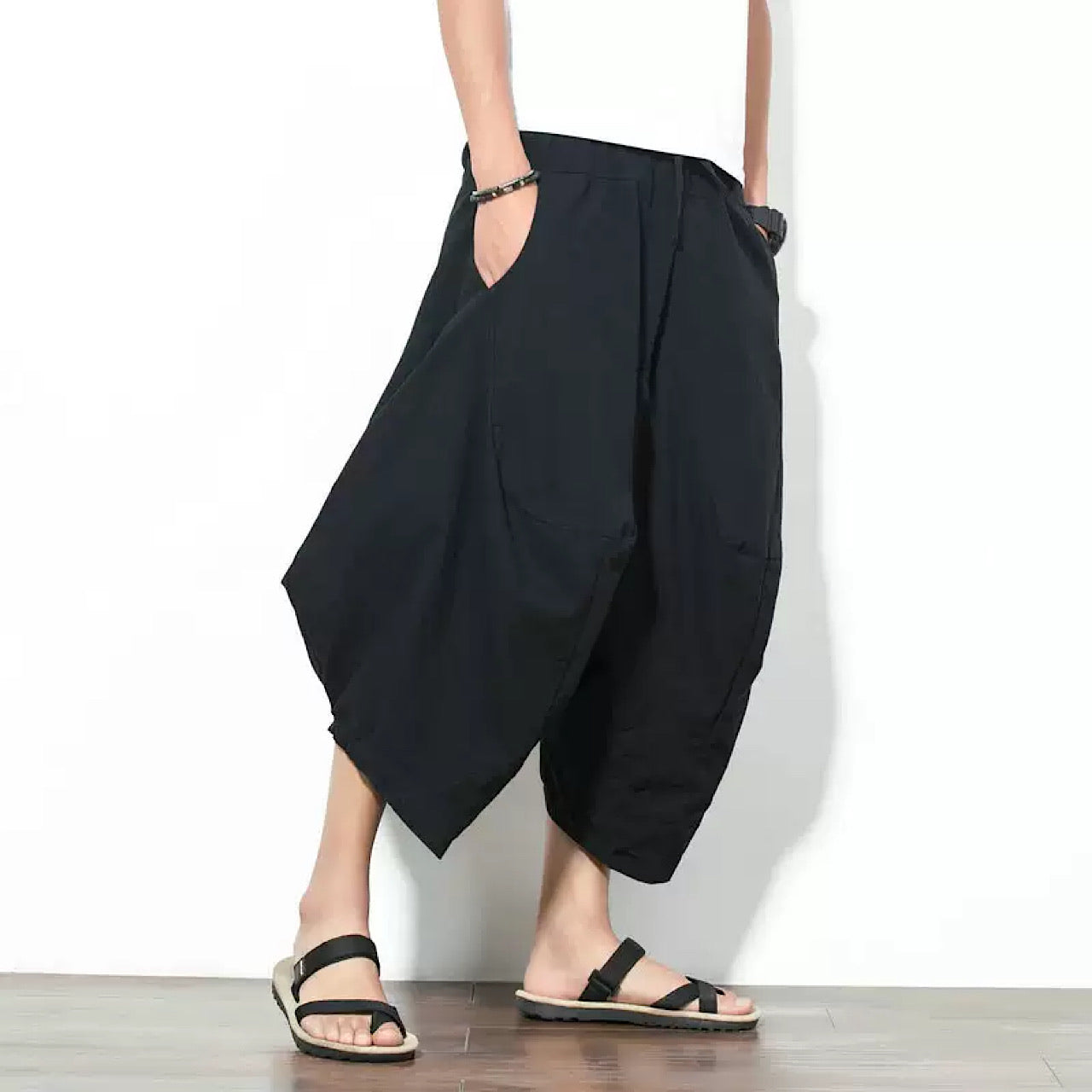 simple sarouel pants  US1611