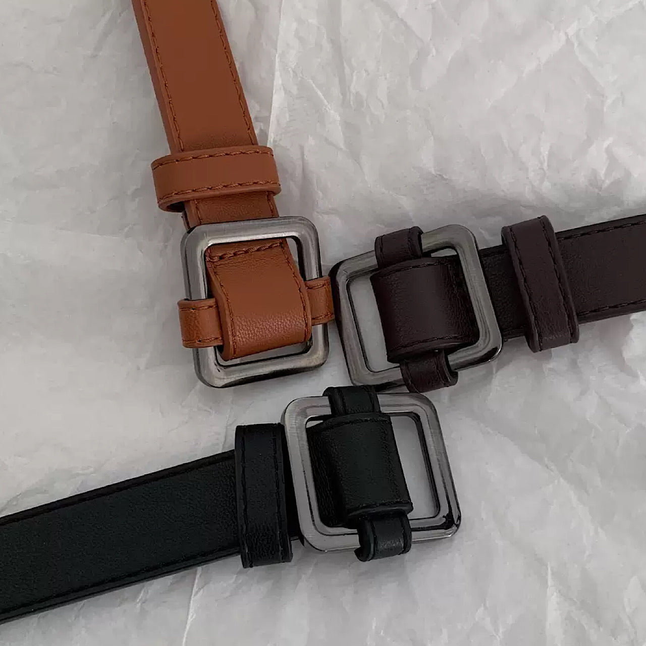 simple leather belt  US1017