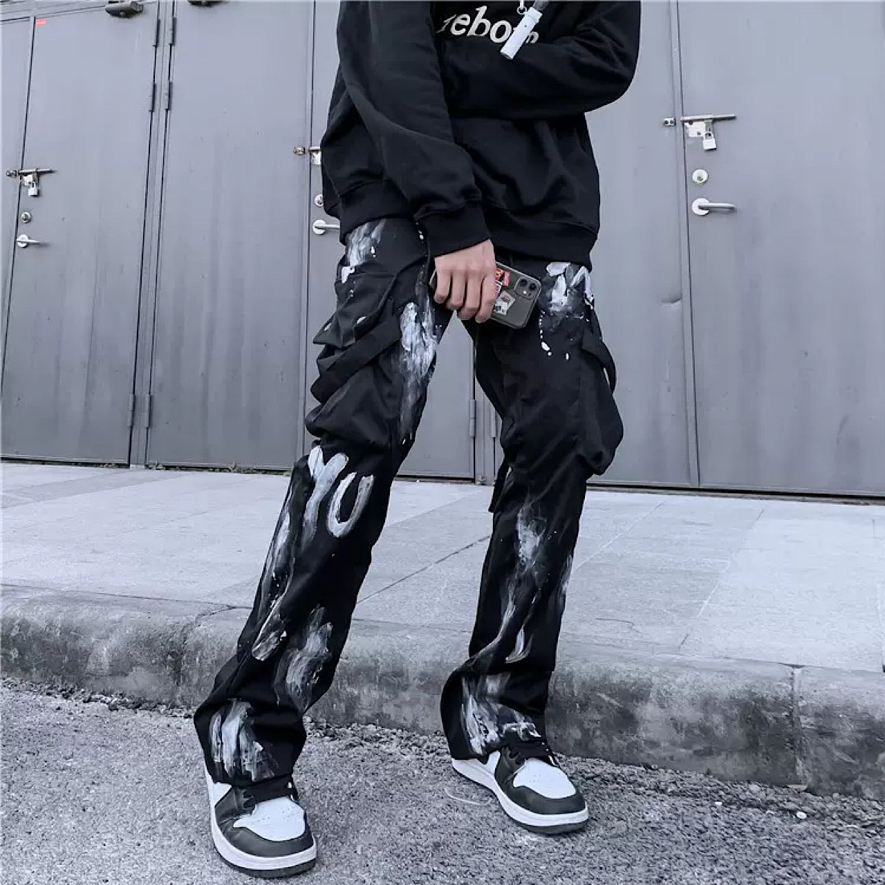 paint design cargo pants  US1450