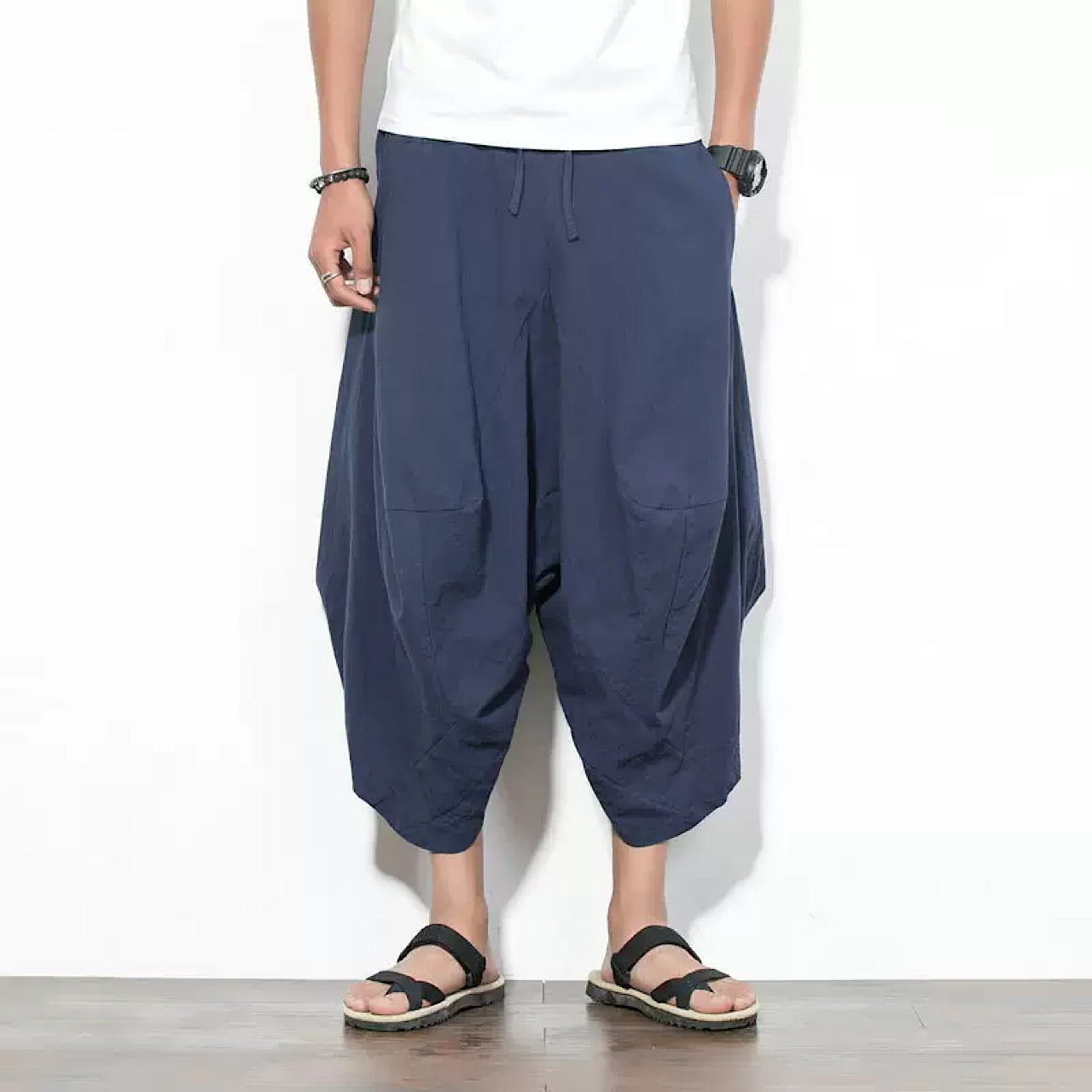 simple sarouel pants  US1611