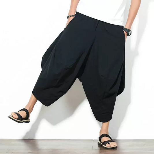 simple sarouel pants  US1611