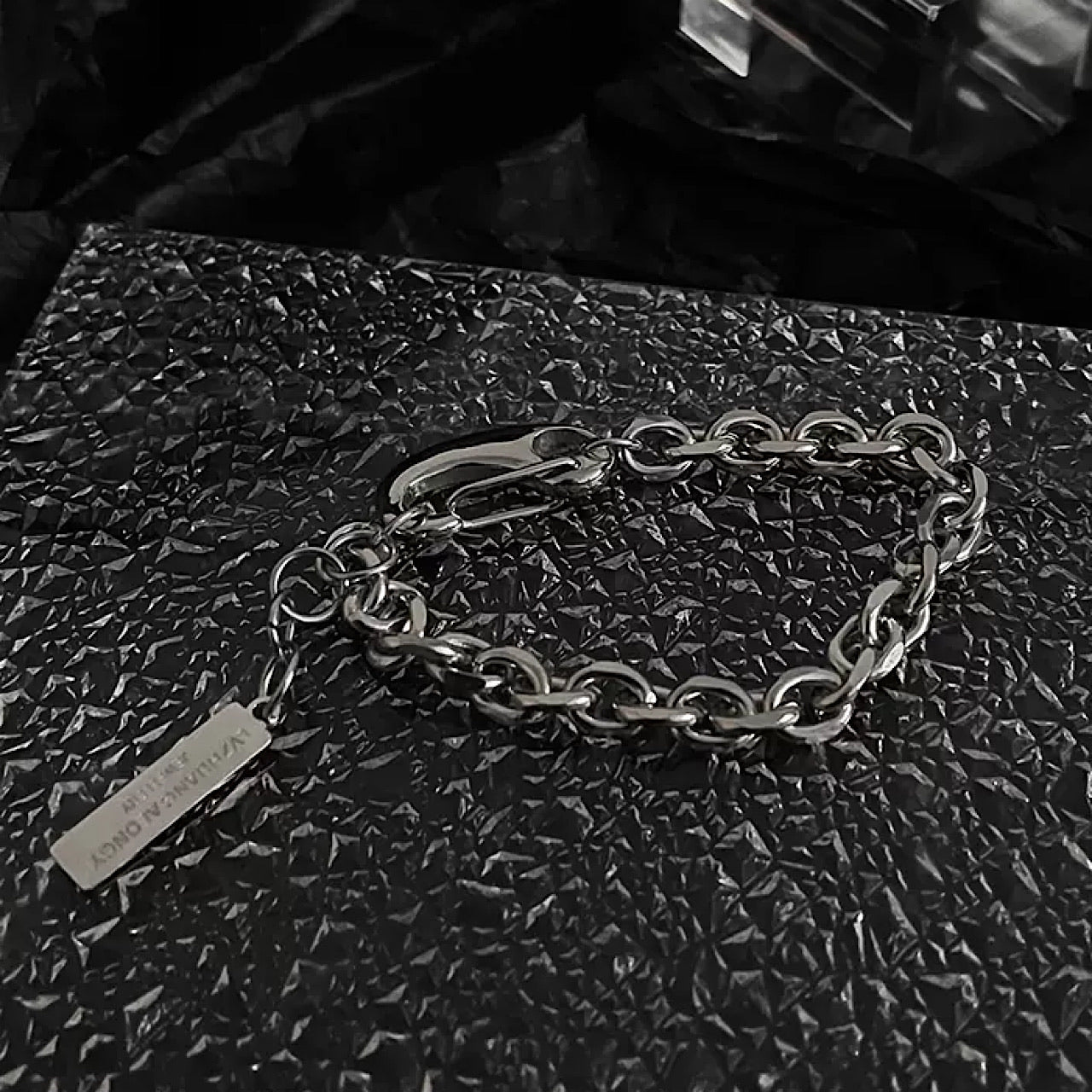 silver chain bracelet  US1546