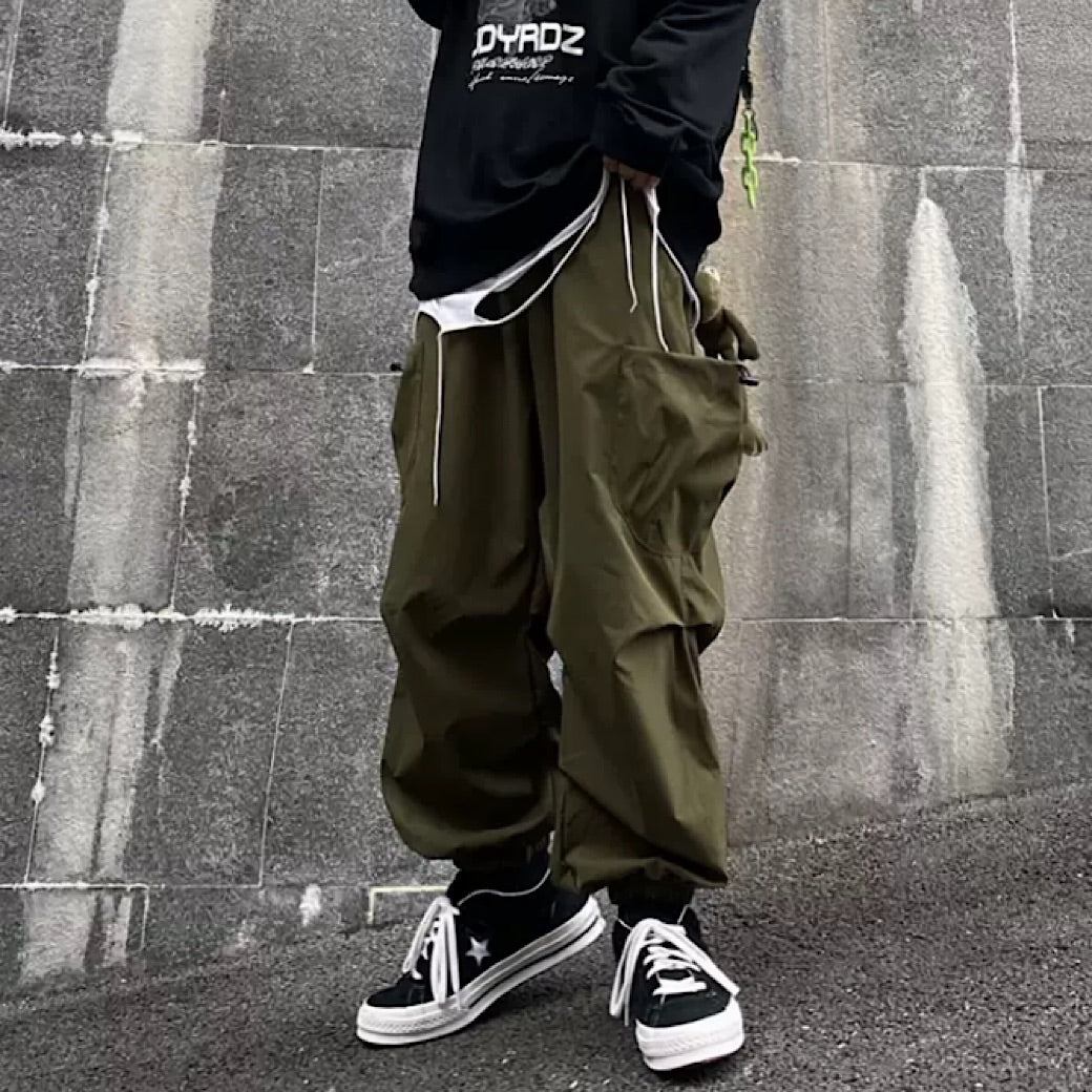 longer design cargo pants  US1366