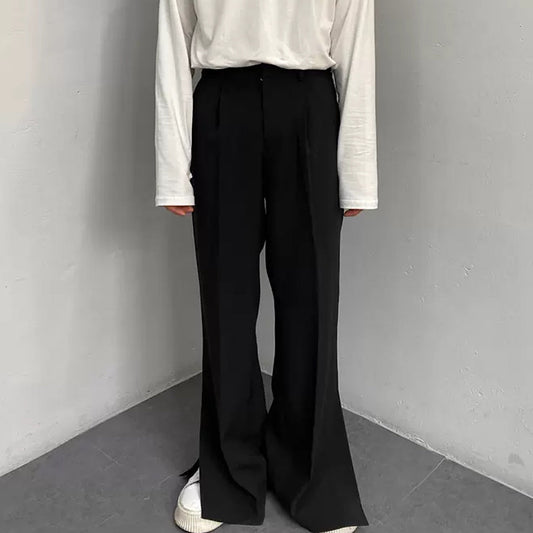 slit flared pants  US1200