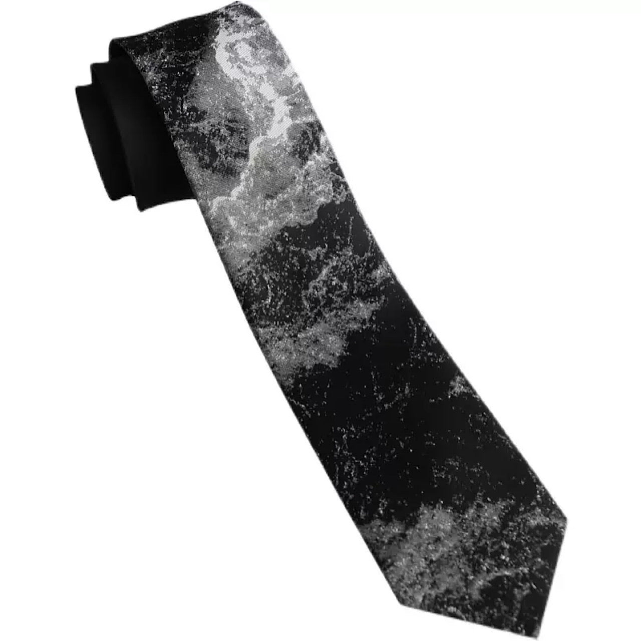 smoke white necktie  US1303