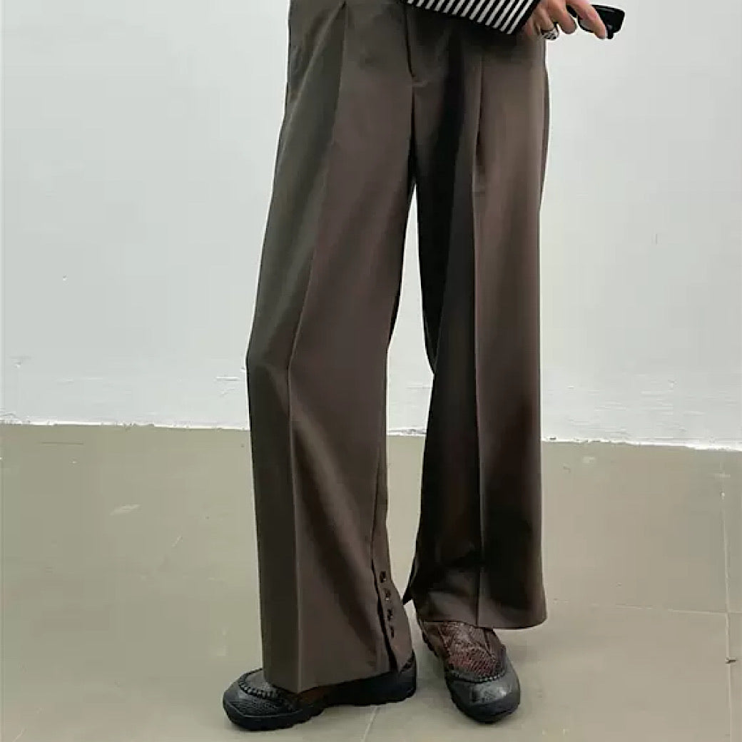 straight-leg mopping pants  US1126