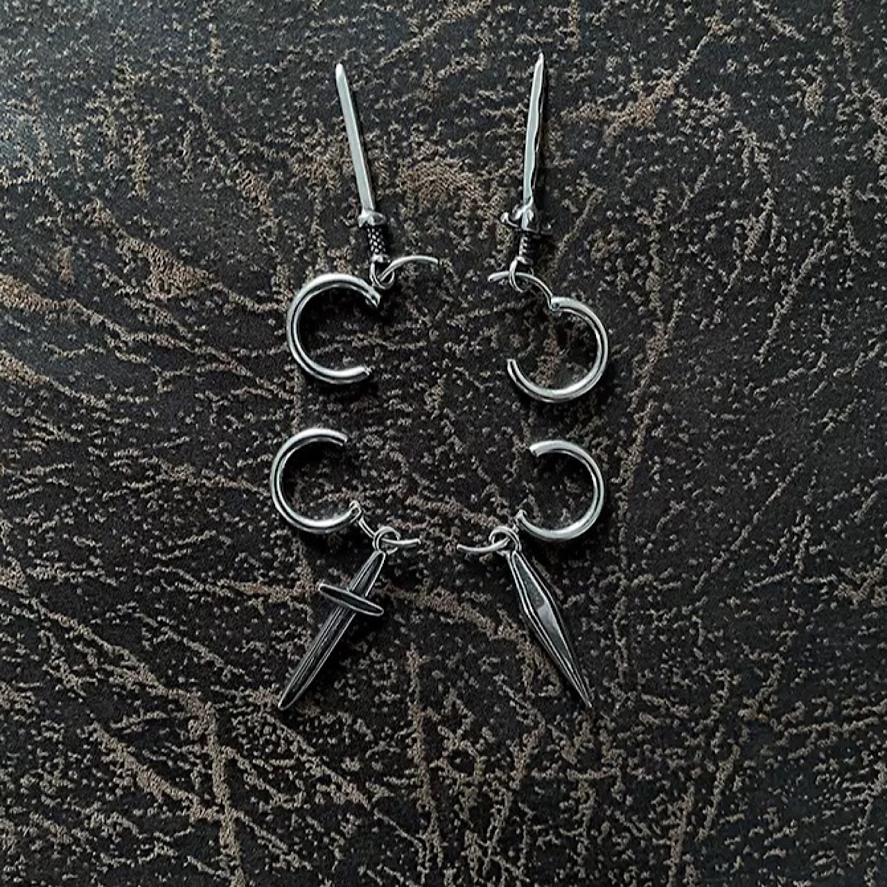 silver earrings  US1650