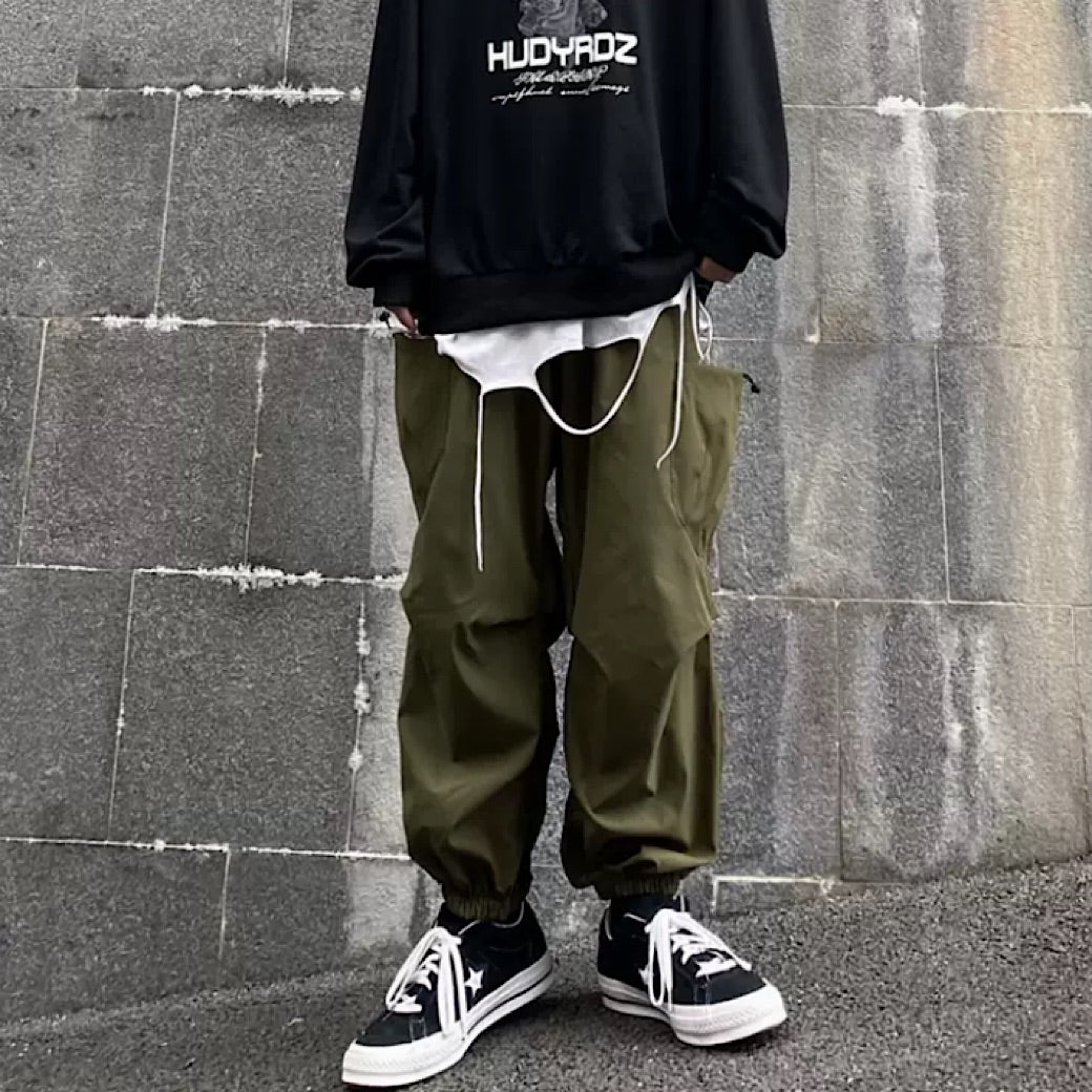 longer design cargo pants  US1366