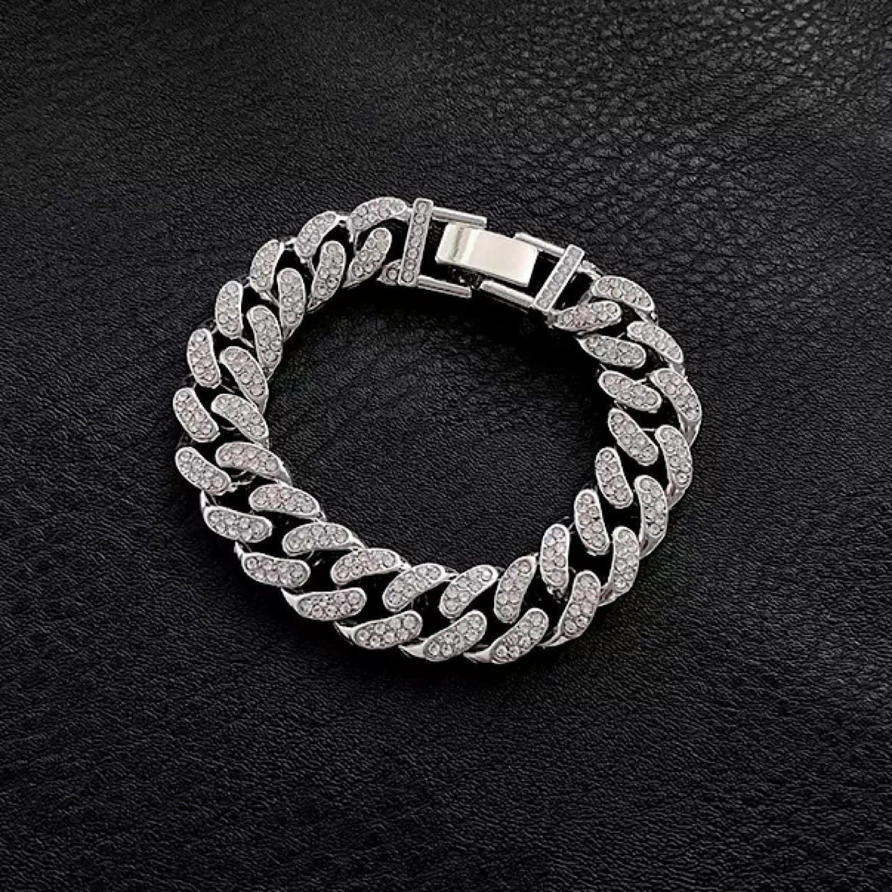 glitter chain bracelet  US1274