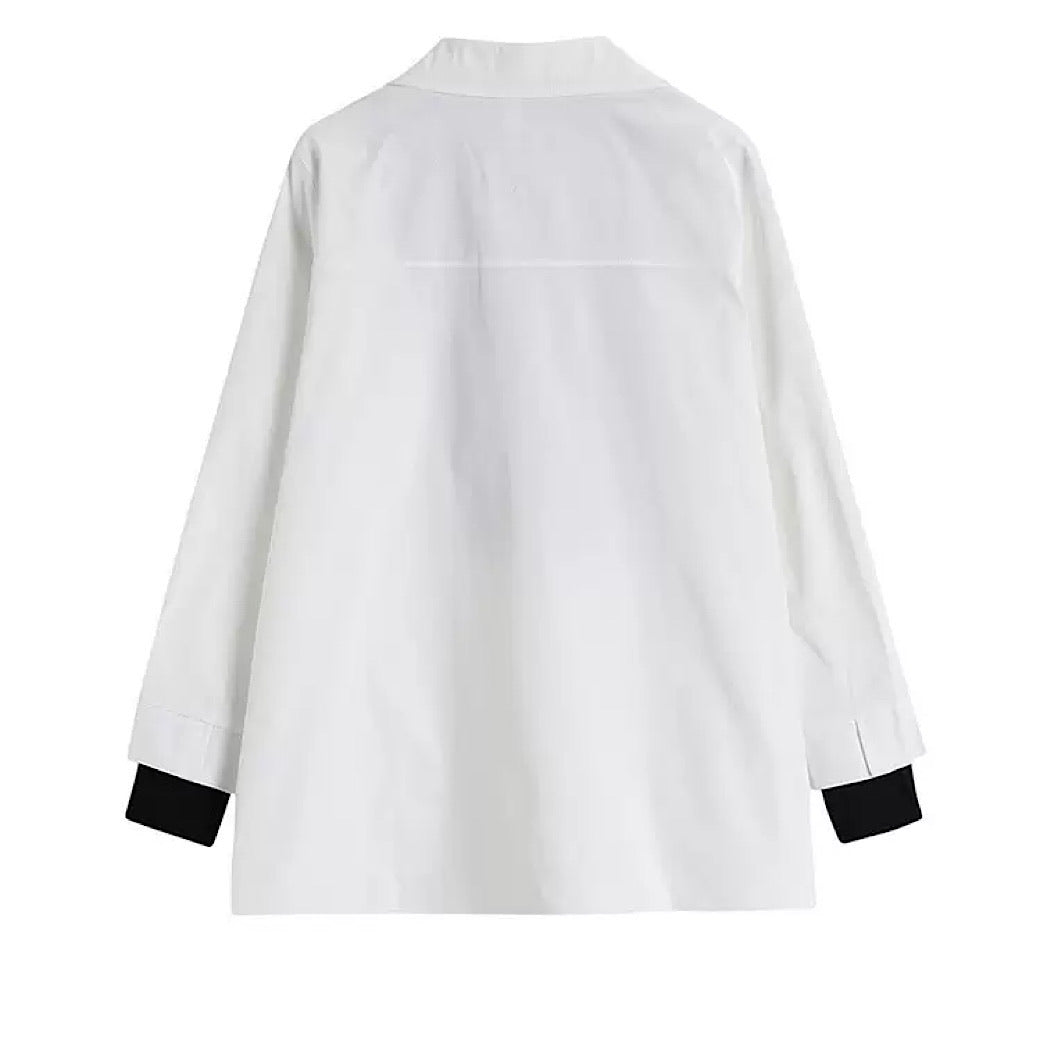 white double shirt  US1681