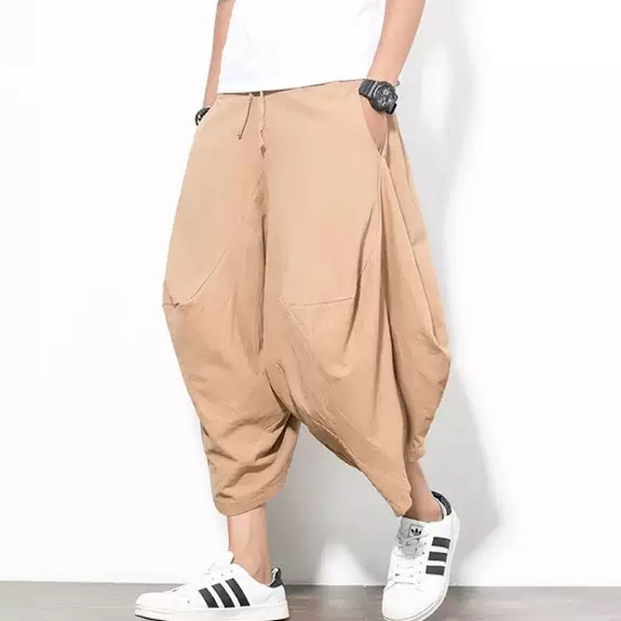 simple sarouel pants  US1611