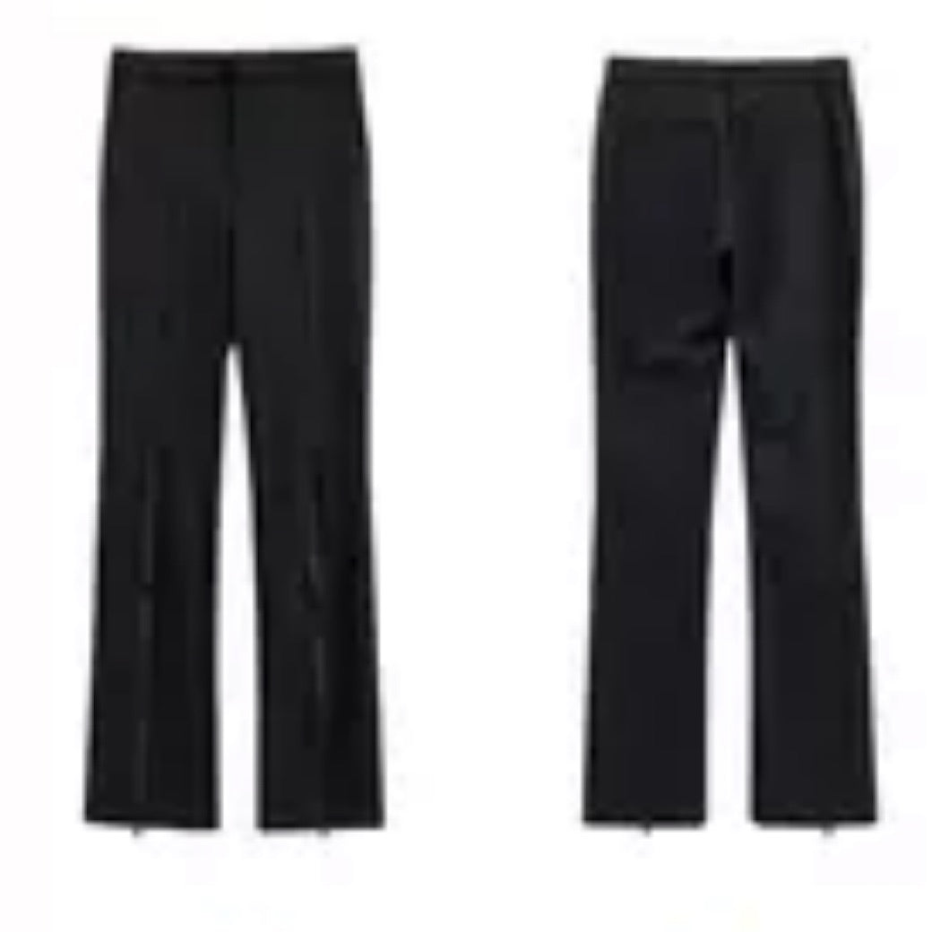 center zip wide pants  US1128