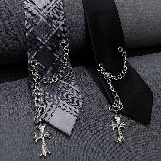 cross chain necktie  US1174