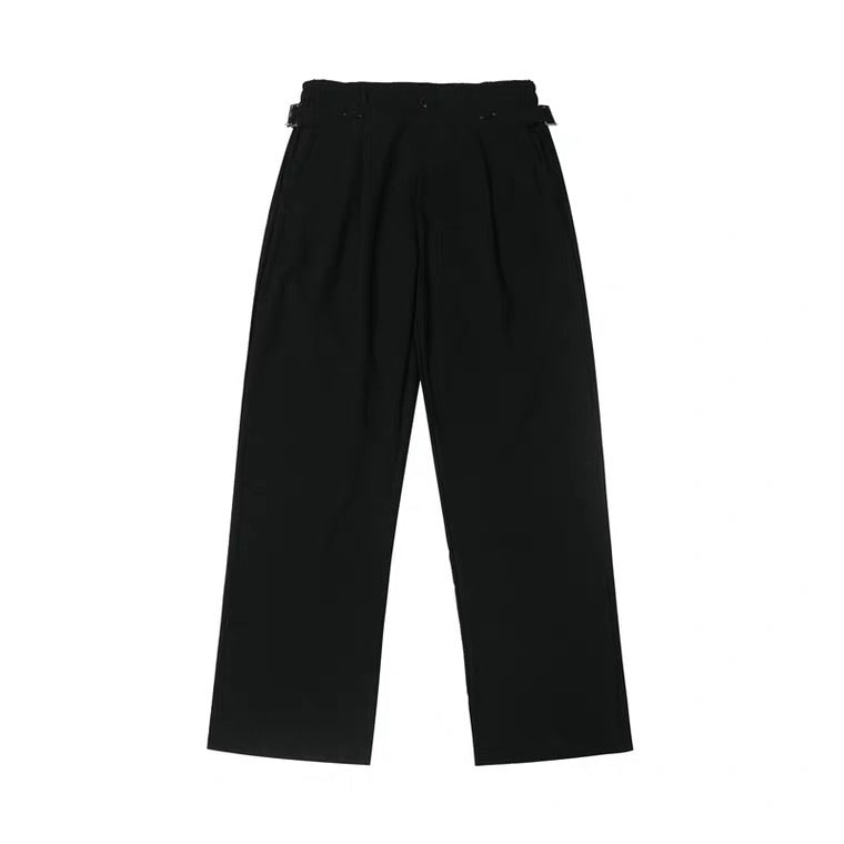 high waist straight slacks  US1319