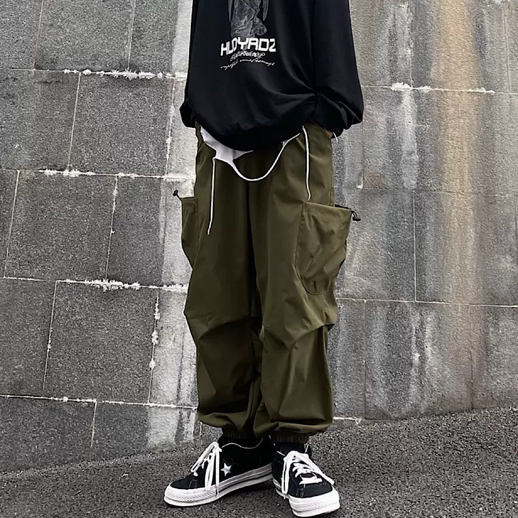 longer design cargo pants  US1366