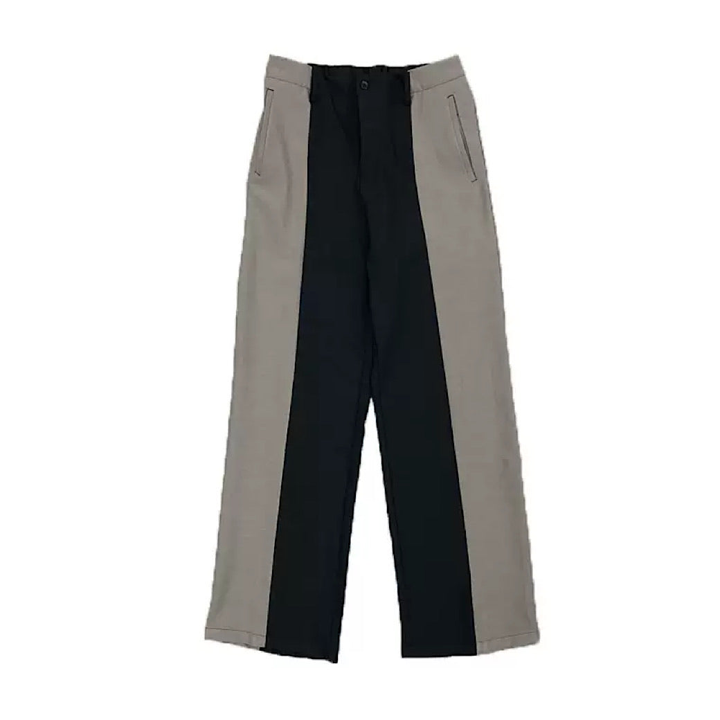 two-tone color street pants  US1217