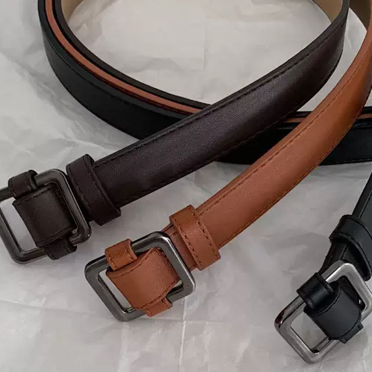 simple leather belt  US1017