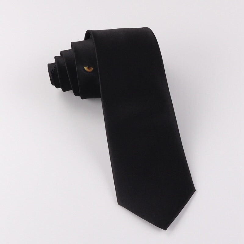 black cat necktie  US1080