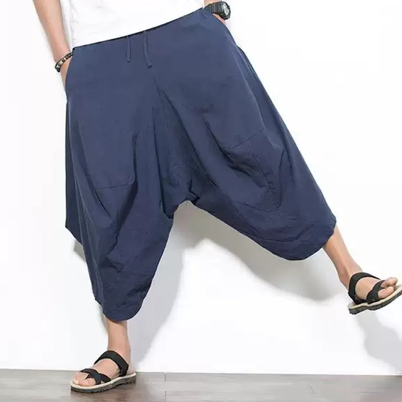 simple sarouel pants  US1611