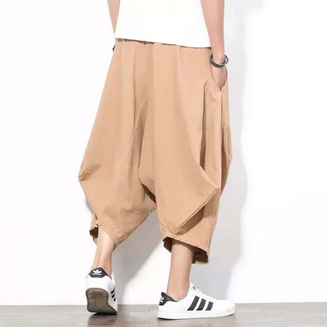 simple sarouel pants  US1611